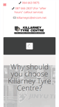 Mobile Screenshot of killarneytyrecentre.com